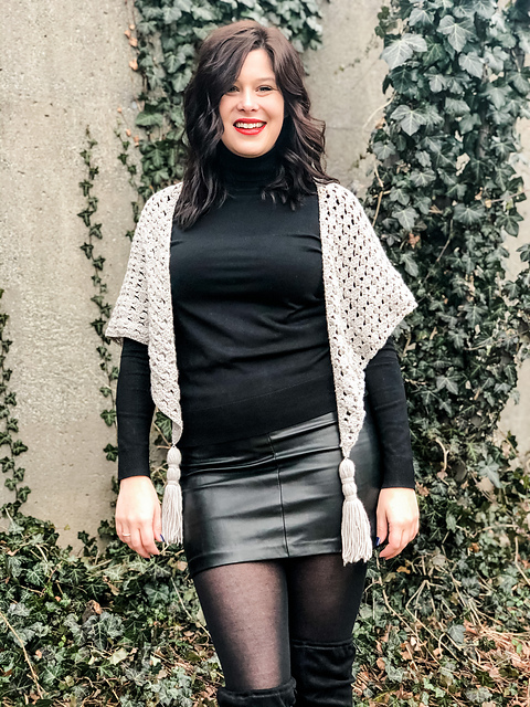 Precious Petal Shawl