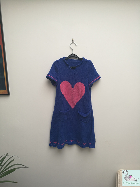Robe enfant "Mon coeur"