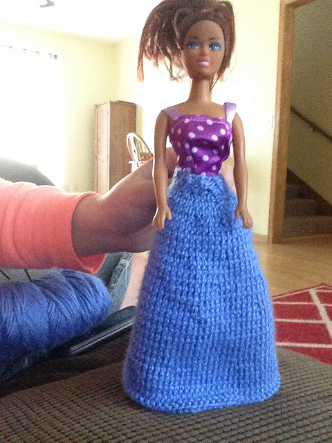 Periwinkle Barbie Skirt