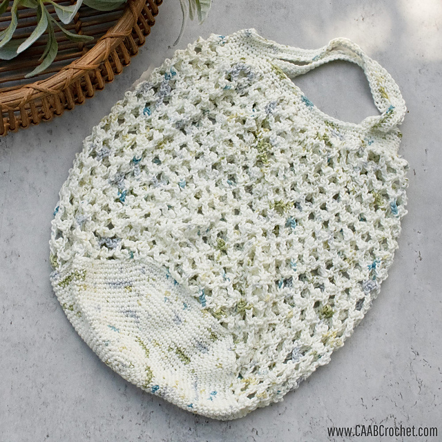 Rows of Picots Market Bag