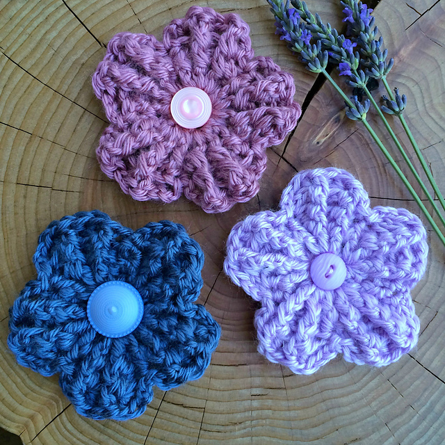 Ripple Flower Applique