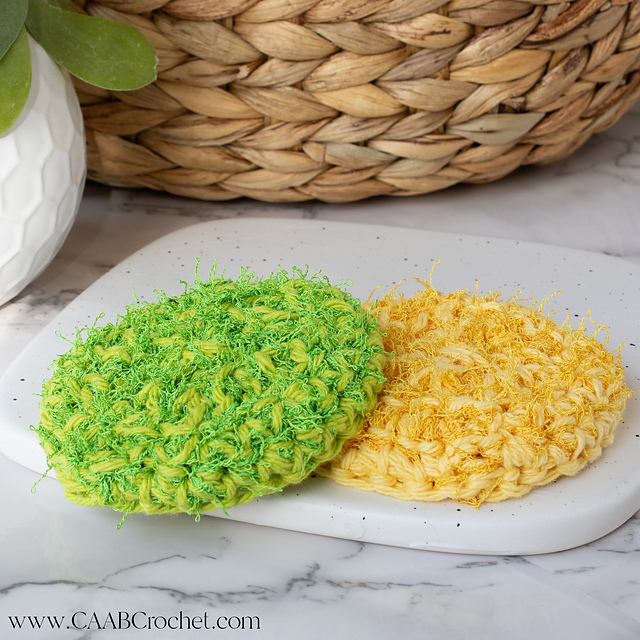 Crochet Circle Scrubby