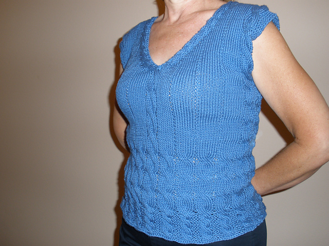 Cabled Summer Top