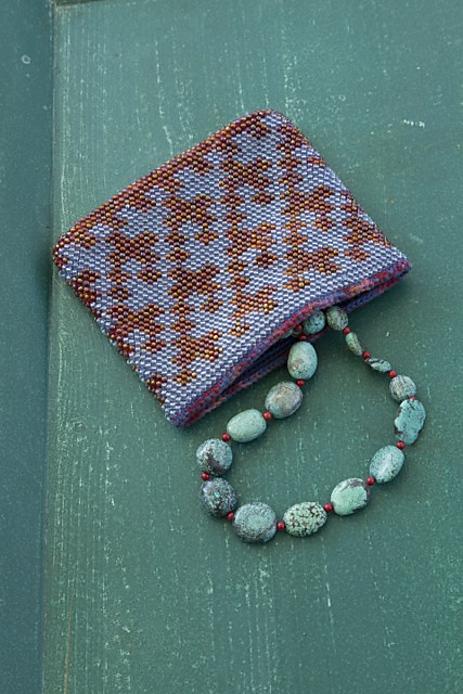 Beaded Cross Purse