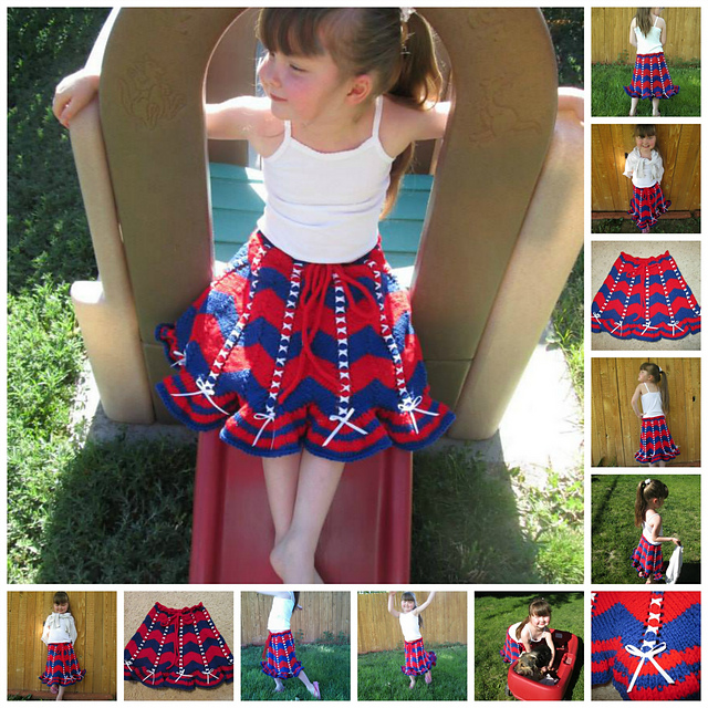 American Spirit in Ruffles and Ribbons