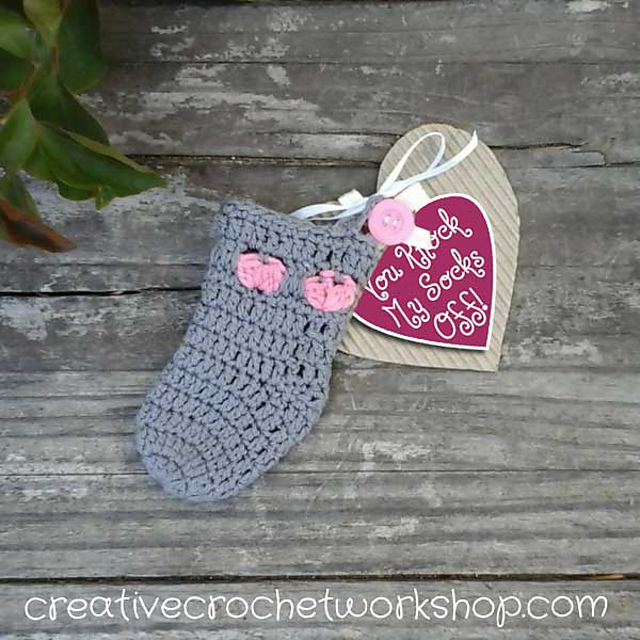 Sweet Kisses Mini Sock