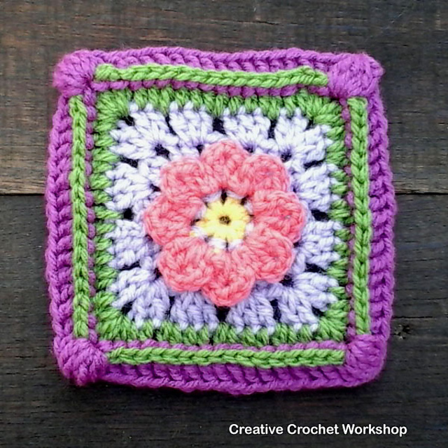 Lazy Daisy Granny Square