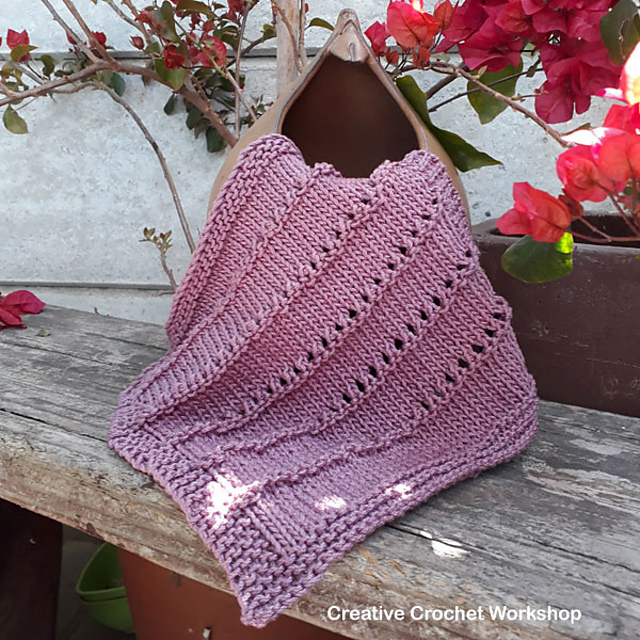 Horizontal Open Dishcloth