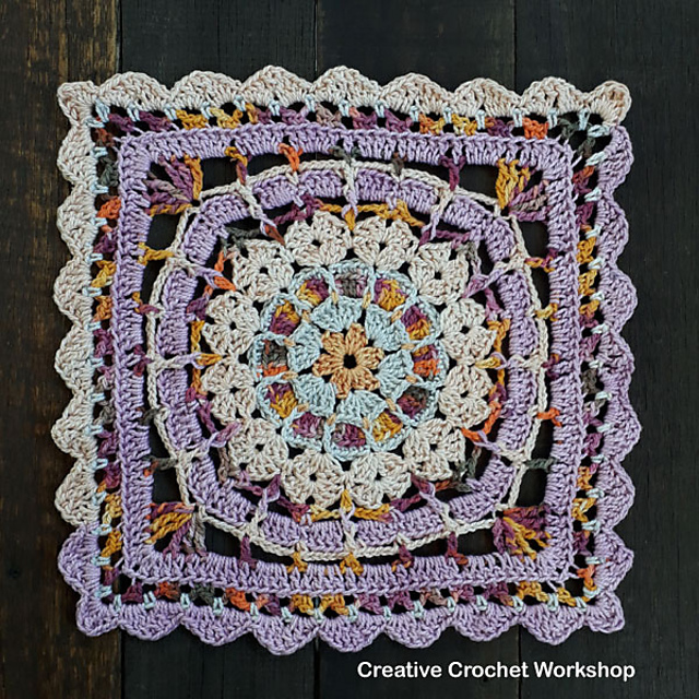 Scrapsadelic Frutti Tutti Mandala Square