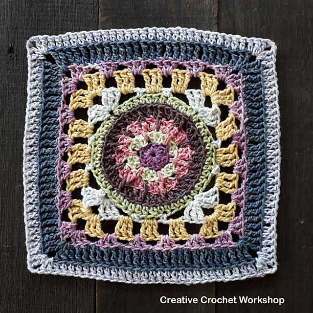 Scrappy Afghan Square 2018 Number Six