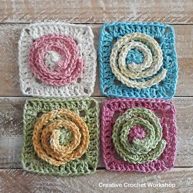 Mini Swirly Square