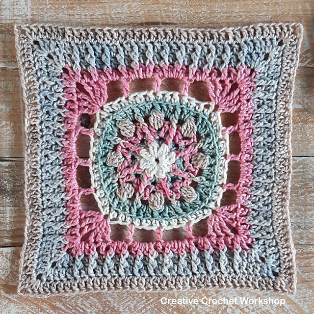 Chloe Afghan Square