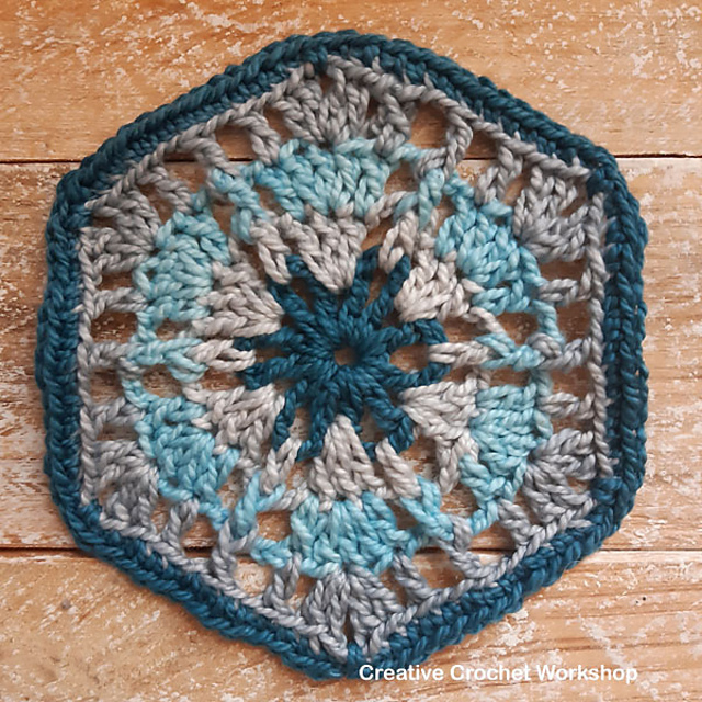 Bleu Hexagon