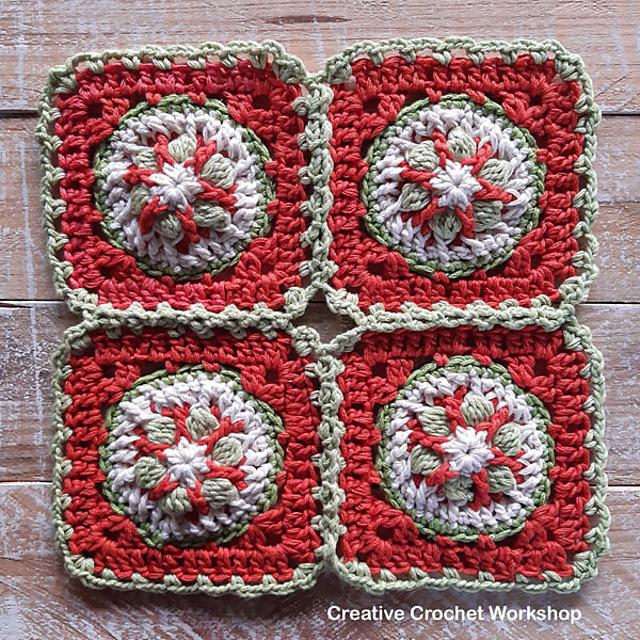 Christmas Adornment Square