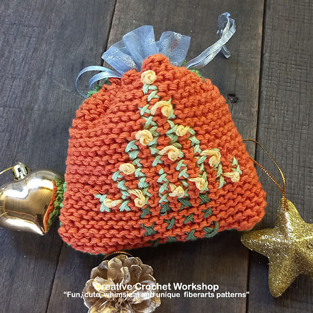 Mini Santa Gift Bag