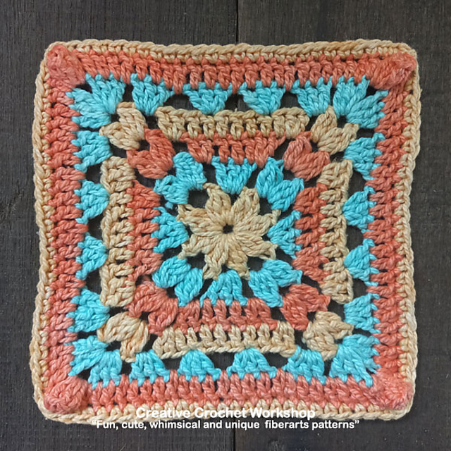 Hip Wistera Granny Square