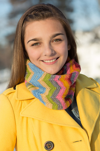 Doubled Chevron Cowl