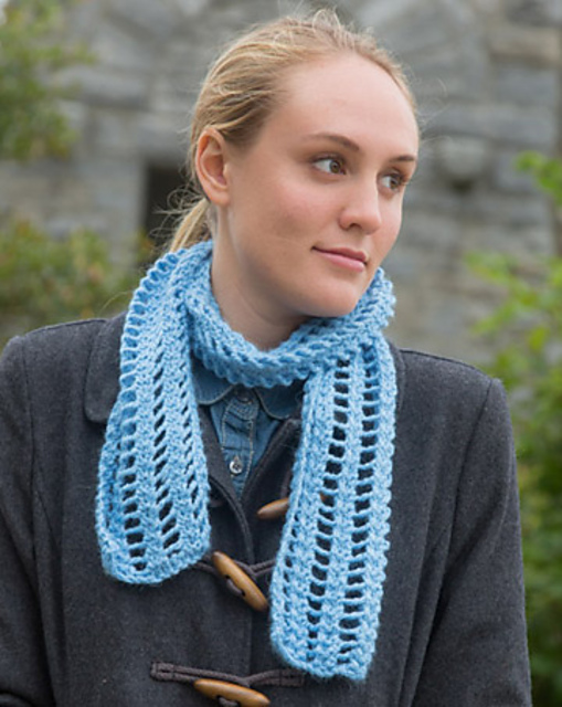 One Skein Chateau Scarves