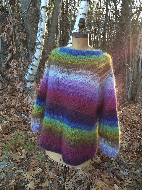 Two-Strand Stripe Pullover