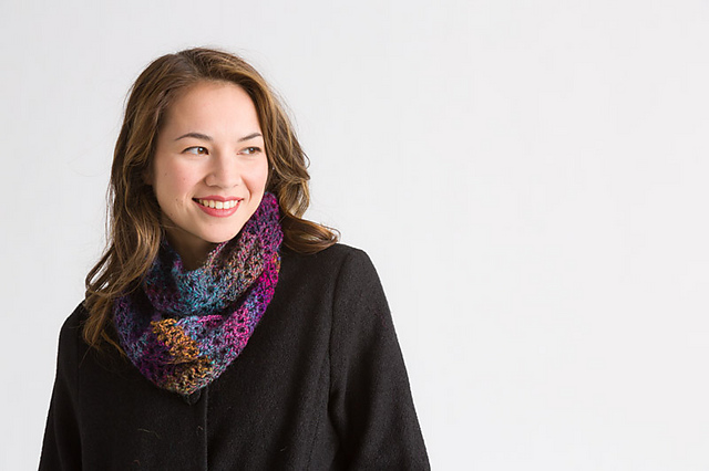 Mesh Chevron Scarf & Cowl