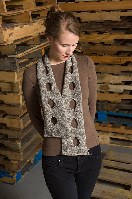 Big Eyelets Scarf