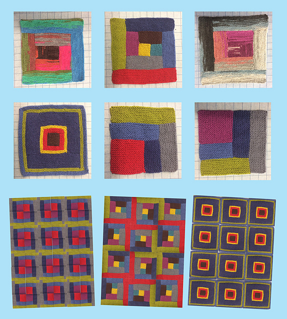 Log Cabin Squares