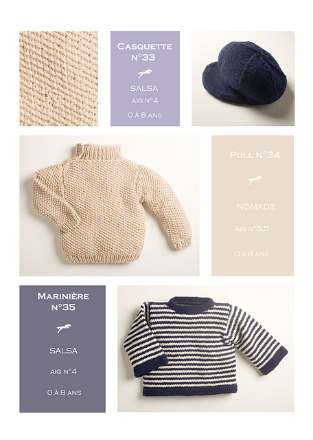 CB14 Cap-Jumper-Sailor Sweat N°33-34-35