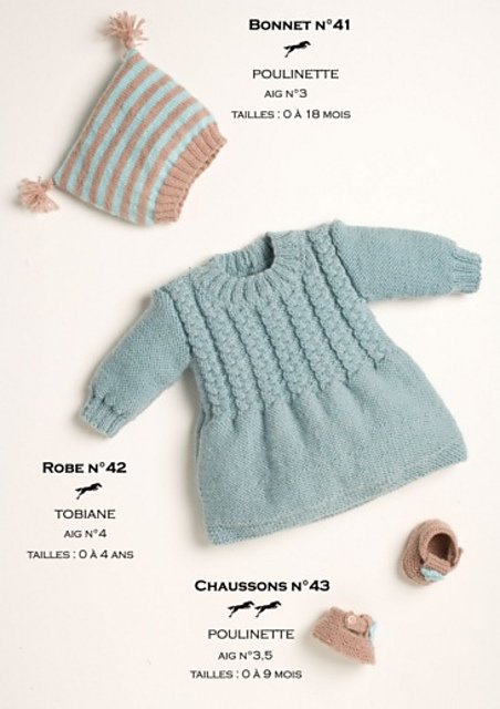 CB15 BONNET-DRESS-BOOTEES n°41-42-43