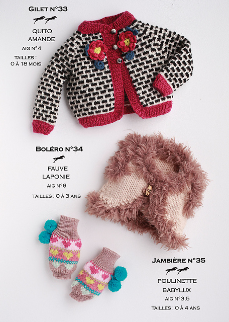 CB17 Cardigan-Bolero-Babylegs N°33-34-35