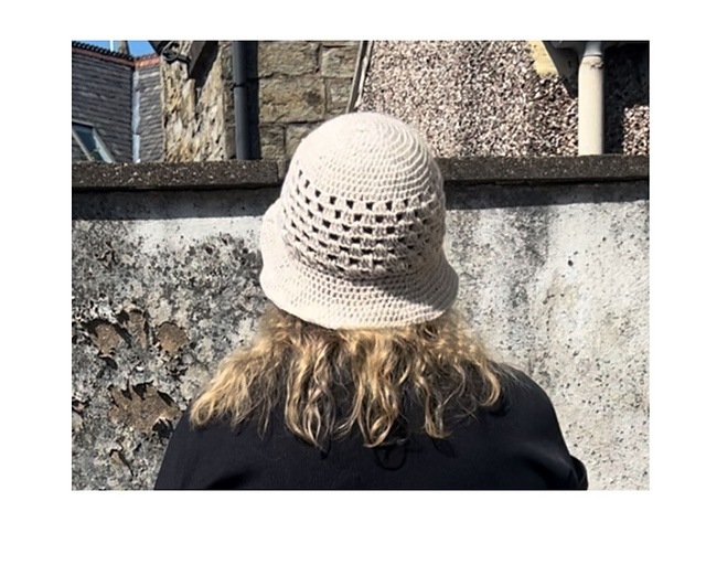 Granny Stripe Sun Hat
