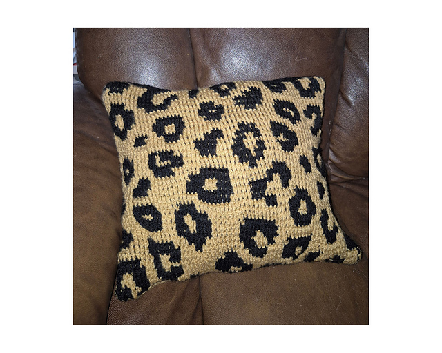 Leopard Print Cushion