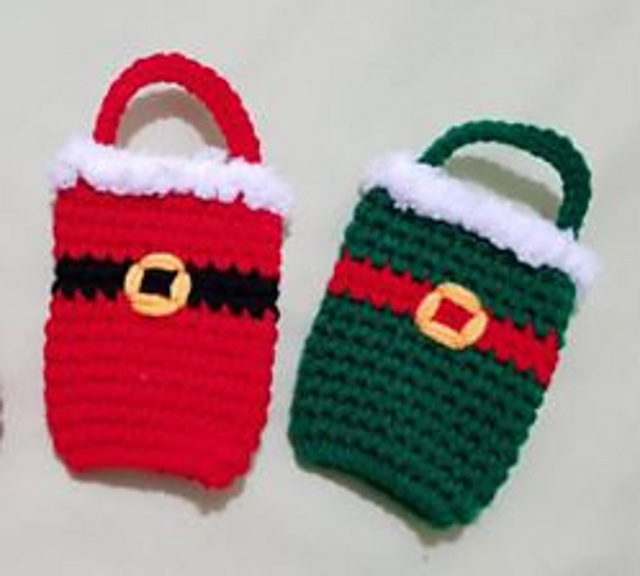 Xmas Hand Sanitizer Pouch