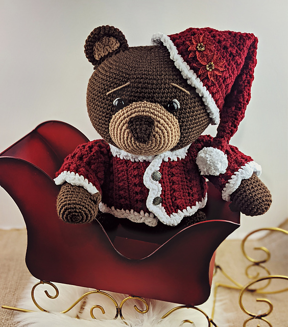 Santa Teddy Bear