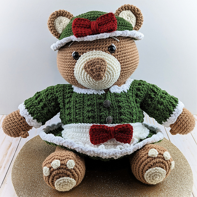 Mrs. Claus Teddy Bear