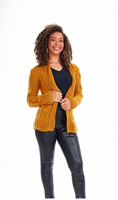 Mustard cardigan
