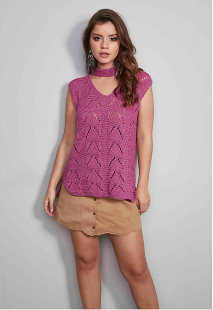 Violet top