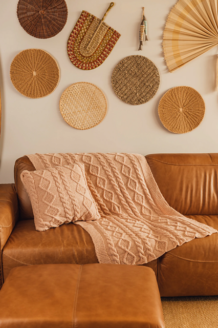 Diamond Pillow and throw set