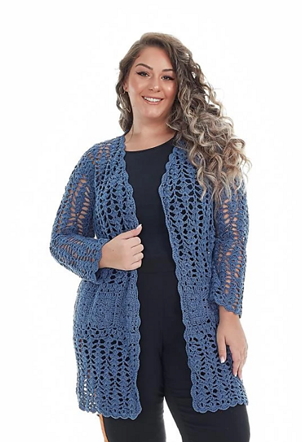 Blue Cardigan