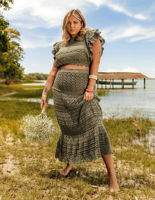 Long Skirt & Top Set