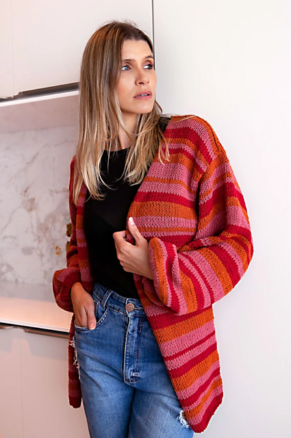 Striped Cardigan