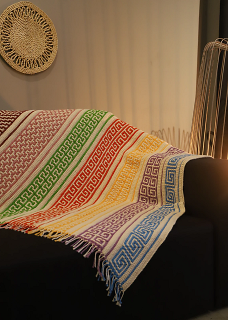 Mosaic throw