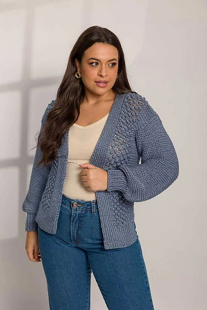 Teal cardigan