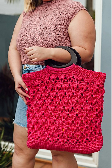 Pink handbag
