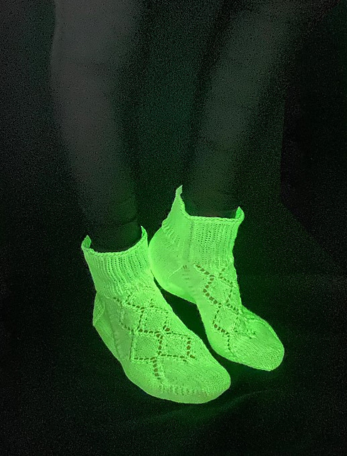 Glowing socks