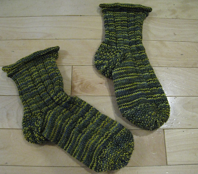 Toe up Seeded Socks