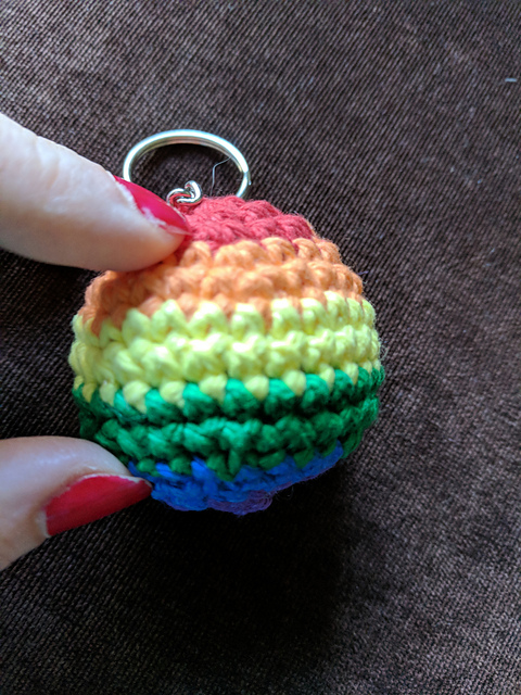 Fun & Bright Rainbow Keychains & Ornaments