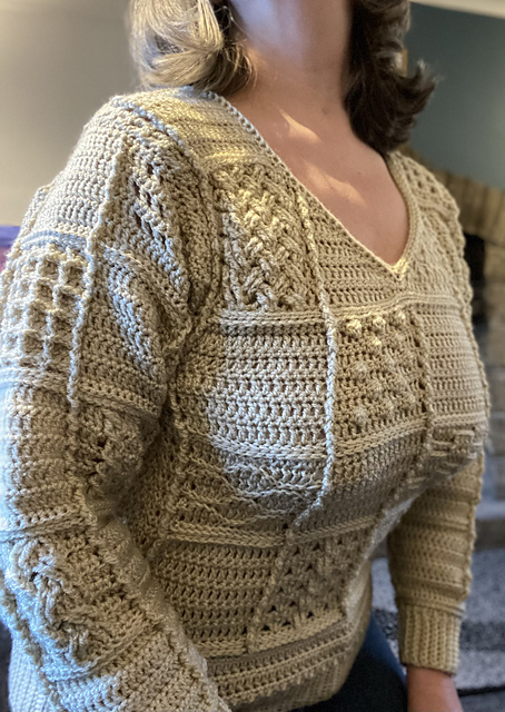 Patchwork Sampler Sweater