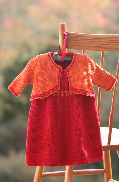 la Petite Fleur baby dress and jacket