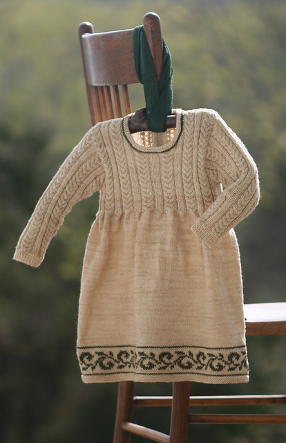 Suniva cabled baby dress