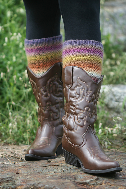 Agnus slip stitch boot toppers